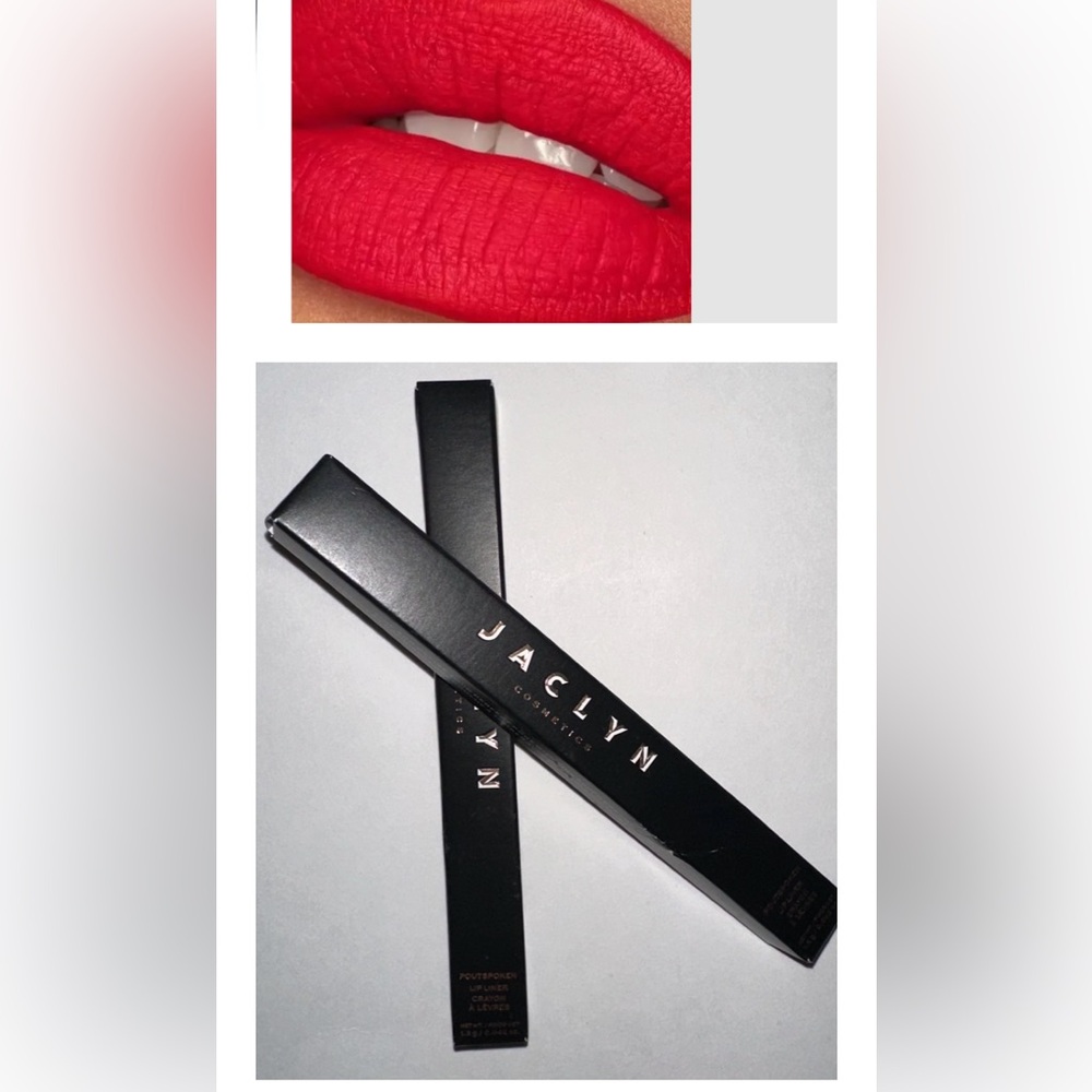 2-Jaclyn Cosmetics Poutspoken Lip Liner “No Rules” Full Size .042 oz/1.2 g NIB